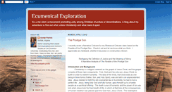 Desktop Screenshot of ecumenicalexploration.blogspot.com