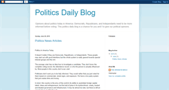 Desktop Screenshot of politics-daily-blog.blogspot.com