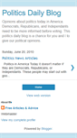 Mobile Screenshot of politics-daily-blog.blogspot.com