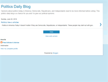 Tablet Screenshot of politics-daily-blog.blogspot.com