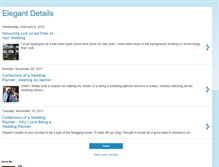 Tablet Screenshot of elegantdetailsweddingplanning.blogspot.com