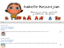 Tablet Screenshot of isabellekessedjian.blogspot.com