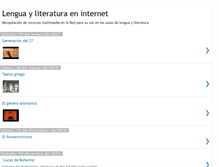 Tablet Screenshot of lenguayliteratura-joseluis.blogspot.com