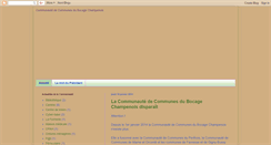 Desktop Screenshot of cc-bocage-champenois.blogspot.com