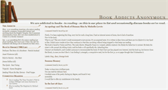 Desktop Screenshot of bookaddictsanonymous.blogspot.com