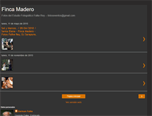 Tablet Screenshot of fincamadero.blogspot.com