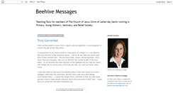 Desktop Screenshot of beehivemessages.blogspot.com