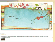 Tablet Screenshot of entreagujas.blogspot.com