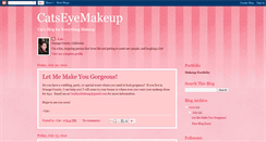Desktop Screenshot of catseyemakeup.blogspot.com
