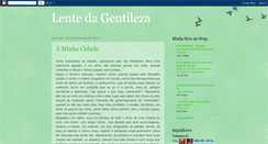 Desktop Screenshot of lentedagentileza.blogspot.com