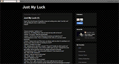 Desktop Screenshot of just-m-luck.blogspot.com