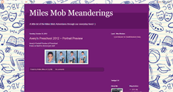 Desktop Screenshot of milesmob.blogspot.com