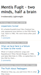 Mobile Screenshot of mentisfugit.blogspot.com