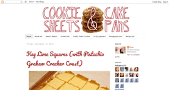 Desktop Screenshot of cookiesheetsandcakepans.blogspot.com