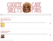 Tablet Screenshot of cookiesheetsandcakepans.blogspot.com