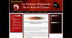 Desktop Screenshot of piuraantitaurina.blogspot.com