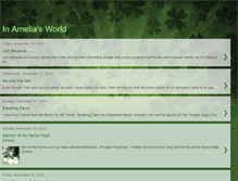 Tablet Screenshot of inameliasworld.blogspot.com