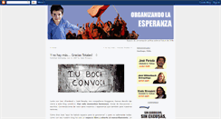 Desktop Screenshot of organizandolaesperanza.blogspot.com