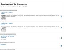 Tablet Screenshot of organizandolaesperanza.blogspot.com