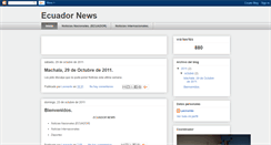 Desktop Screenshot of noticias-de-ecuador.blogspot.com