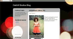 Desktop Screenshot of oakhillstudiosblog.blogspot.com