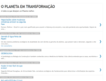 Tablet Screenshot of oplanetaemtransformacao.blogspot.com