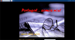 Desktop Screenshot of portugalsomosnos.blogspot.com