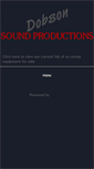 Mobile Screenshot of dobsonsound.blogspot.com