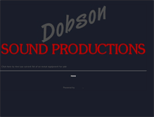 Tablet Screenshot of dobsonsound.blogspot.com