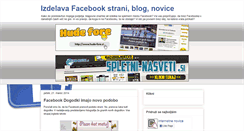 Desktop Screenshot of izdelava-fb-strani.blogspot.com