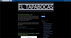 Desktop Screenshot of eltapabocas.blogspot.com