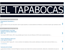 Tablet Screenshot of eltapabocas.blogspot.com
