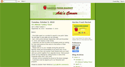 Desktop Screenshot of gardenfreshmarket.blogspot.com