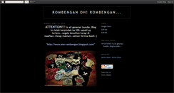 Desktop Screenshot of onerombengan.blogspot.com