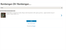 Tablet Screenshot of onerombengan.blogspot.com
