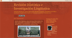 Desktop Screenshot of historiaylinguistica.blogspot.com