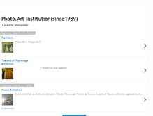 Tablet Screenshot of photo-art-institution.blogspot.com