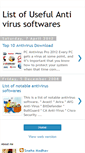 Mobile Screenshot of list-of-antivirus.blogspot.com