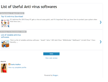 Tablet Screenshot of list-of-antivirus.blogspot.com
