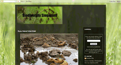 Desktop Screenshot of biodiversitysingapore.blogspot.com
