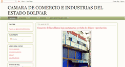Desktop Screenshot of camcomerciobolivar.blogspot.com