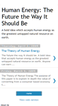 Mobile Screenshot of humanenergyfuture.blogspot.com