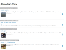 Tablet Screenshot of abroadersview.blogspot.com