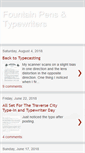 Mobile Screenshot of offountainpenstypewriters.blogspot.com