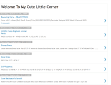 Tablet Screenshot of cutelittlecorner.blogspot.com