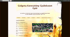 Desktop Screenshot of golgotagyor.blogspot.com