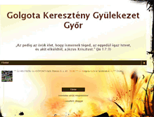 Tablet Screenshot of golgotagyor.blogspot.com