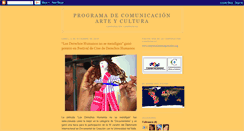 Desktop Screenshot of comunicacion-arte-cultura.blogspot.com