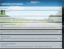 Tablet Screenshot of mellomdromvirkelighet.blogspot.com
