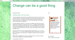 Desktop Screenshot of changecanbeagoodthing.blogspot.com